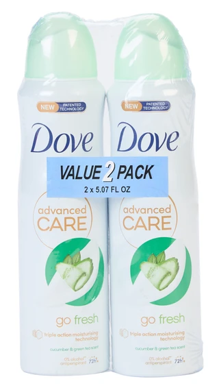 Thumbnail 2: DOVE 2 Pk Go Fresh Cucumber & Green Tea Scent Deodorant  