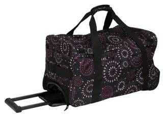 Thumbnail 5: Traveland 21 in Print Multi-Pocket Rolling Duffel Bag 
