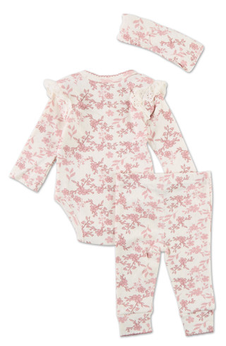Thumbnail 2: Jessica Simpson Baby Girls 3 Pc Pants Set  