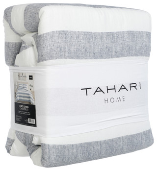 Thumbnail 2: Tahari King Size Cotton Comforter Set  