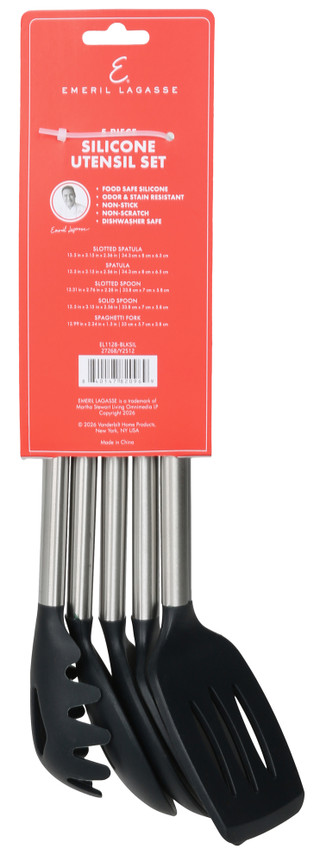 Thumbnail 2: Emeril Lagasse 5 Pc Silicone Utensil Set 
