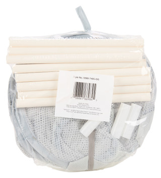 Thumbnail 2: Whitmor Pop & Fold Two-Way Mesh Hamper 