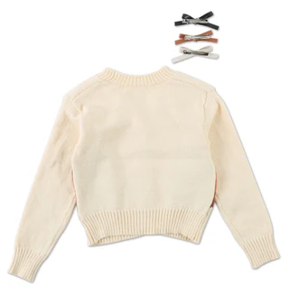 Thumbnail 2: Btween Little Girls 4 Pc Cardigan & Hair Clip Set 