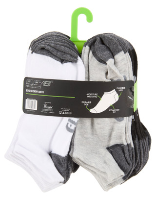 Thumbnail 2: Elev 8 Boys 20 Pk No Show Performance Socks 