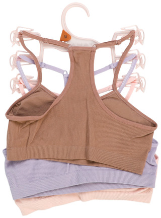 Thumbnail 2: Tahari Girls 3 Pk Ribbed Seamless Bra 