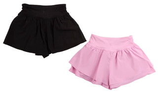 Thumbnail 3: Yogalicious Big Girls 2 Pk Athletic Ruffle Shorts 