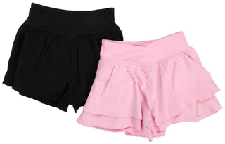Thumbnail 2: Yogalicious Big Girls 2 Pk Athletic Ruffle Shorts 