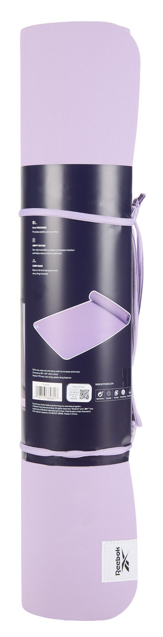 Thumbnail 2: Reebok 6MM Purple Oasis Yoga Mat 