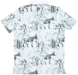 Thumbnail 2: Puma Big Boys Short Sleeve Printed Performance Polo 