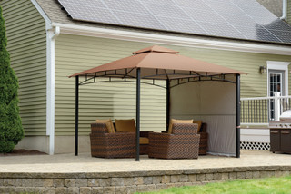 Thumbnail 5: Shelter Logic ShelterLogic Redwood 11' x 11' Awning Gazebo 
