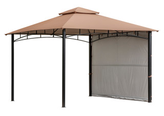 Thumbnail 1: Shelter Logic ShelterLogic Redwood 11' x 11' Awning Gazebo 