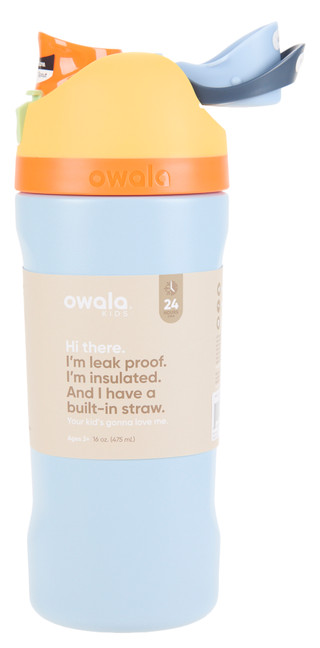 Thumbnail 1: OWALA Kids 16 Oz Insulated Stainless Steel Freesip Tumbler 