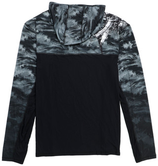 Thumbnail 2: REEL LEGENDS Mens Long Sleeve Hooded Performance Tee 
