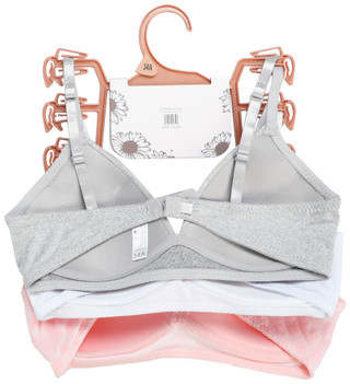 Thumbnail 2: daisy fuentes Girls 3 Pk Everyday Bras 