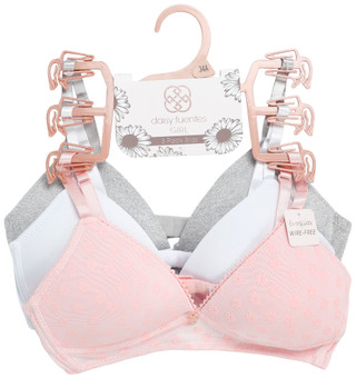 Thumbnail 1: daisy fuentes Girls 3 Pk Everyday Bras 