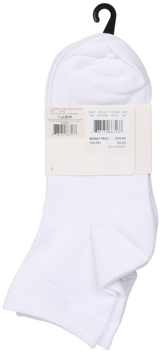 Thumbnail 2: Hue Women's 3 Pk Flat Welt Shortie Socks 