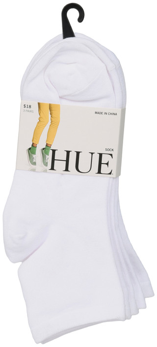 Thumbnail 1: Hue Women's 3 Pk Flat Welt Shortie Socks 