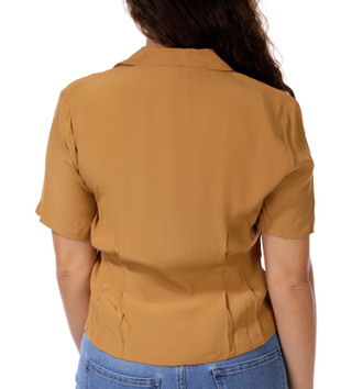 Thumbnail 3: Amuse Juniors Serena Short Sleeve Woven Blouse Top 