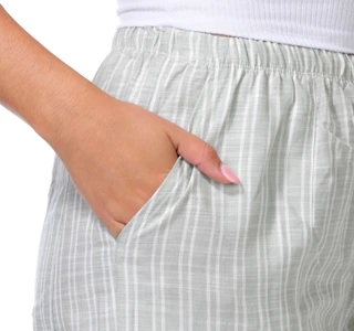 Thumbnail 3: Pink Rose Juniors Stripe Drawstring Wide Leg Pants 