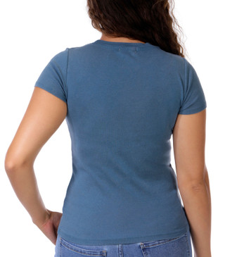 Thumbnail 3: Vintage threadz Juniors Short Sleeve USA Ringer Tee 
