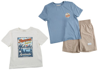 Thumbnail 2: AVALANCHE Boys Outdoor 3 Pc Shorts Set 