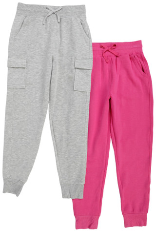 Thumbnail 1: 90 Degree Big Girls Active 2 Pk Joggers 