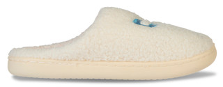 Thumbnail 4: THE DARLING EFFECT Women's Blue Bow Fuzzy Slippers 