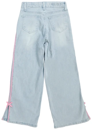 Thumbnail 2: Vigoss Big Girls Wide Leg Side Stripe Jeans 
