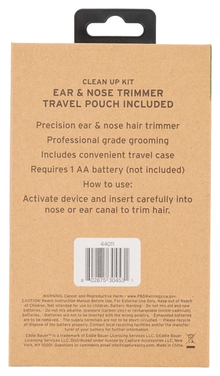 Thumbnail 3: Eddie Bauer Ear & Nose Trimmer Clean-Up Kit 