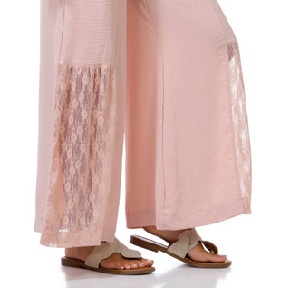 Thumbnail 3: Rewash Juniors Lace Tiered Wide Leg Pants 