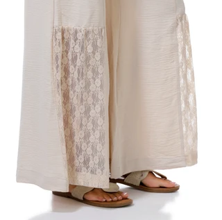 Thumbnail 2: Rewash Juniors Lace Tiered Wide Leg Pants 