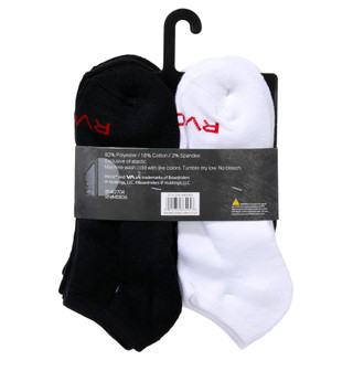 Thumbnail 2: RVCA Men's 6 Pk Half Cushion Low Cut Socks 