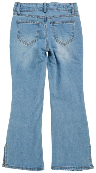 Thumbnail 2: Vigoss Big Girls Flare Flower Jeans 
