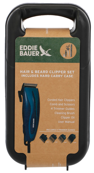 Thumbnail 1: Eddie Bauer Men's 10-Piece Corded Hair & Beard Clipper Set 