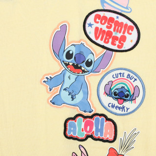 Thumbnail 2: Disney Big Girls Stitch Patch Tee 