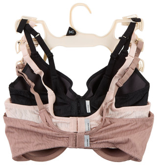 Thumbnail 2: ANNE KLEIN Womens 3 Pk Underwire T Shirt Bras 