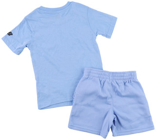 Thumbnail 3: New Balance Little Boy Active Tee & Shorts Set 