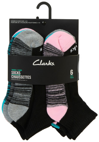 Thumbnail 1: Clarks Women's 6 Pk Socks 