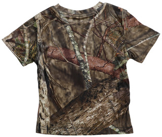 Thumbnail 2: Mossy Oak Little Boys Camo Bass Performance T-Shirt 