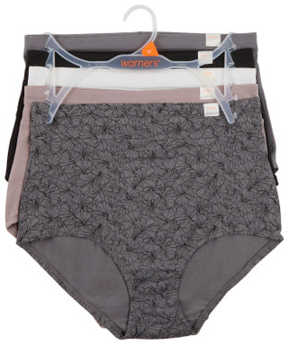 Thumbnail 2: Warner's Women's 5 Pk Tailored Brief Panties 