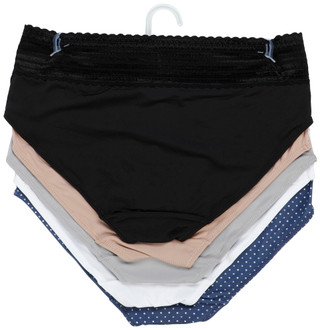 Thumbnail 2: Warner's Women's 5 Pk Lace Trim Hipster Panties 