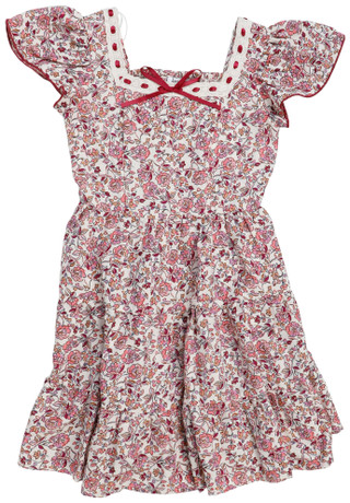 Thumbnail 1: Speechless Big Girls Short Sleeve Ditsy Floral Dress 