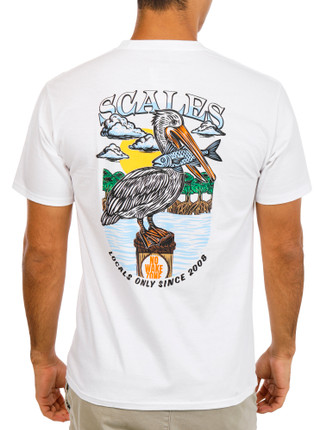 Thumbnail 2: SCALES Men's Short Sleeve Graphic Crew Neck Tee 