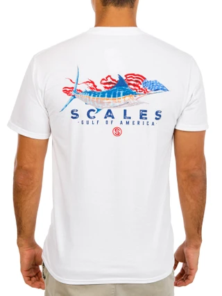 Thumbnail 2: SCALES Men's Short Sleeve Graphic Crew Neck Tee 