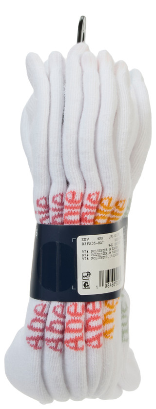 Thumbnail 2: Abercrombie Kids Girls 6 Pk Cushioned Low Socks 