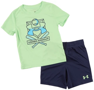 Thumbnail 1: Under Armour Boys Active 2 Pc Shorts Set 