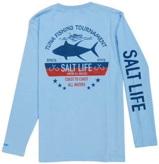 Thumbnail 1: Salt Life Big Boys Long Sleeve Graphic Performance Tee 