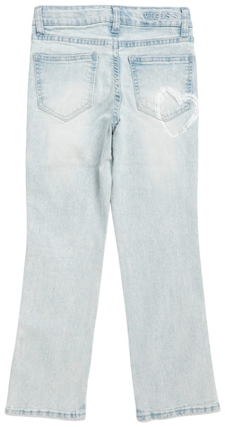 Thumbnail 2: Vigoss Big Girls Graffiti Straight Leg Jeans 