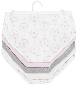 Thumbnail 2: Laura Ashley Girls 5 Pk Brief Panties 