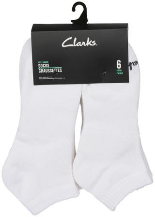 Thumbnail 1: Clarks Men's 6 Pk Lowcut Socks 